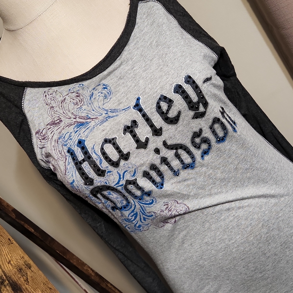 Harley davidson women's boat neck top